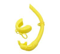 Tuba de natation avec boucles suspendues, pliable, flexible, enroulable en silicone, plongée libre et tuba avec boucles de suspension