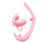 Tuba de natation avec boucles suspendues, pliable, flexible, enroulable en silicone, plongée libre et tuba avec boucles de suspension