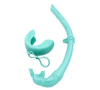 Tuba de natation avec boucles suspendues, pliable, flexible, enroulable en silicone, plongée libre et tuba avec boucles de suspension