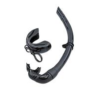 Tuba de natation avec boucles suspendues, pliable, flexible, enroulable en silicone, plongée libre et tuba avec boucles de suspension