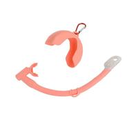 Tuba de natation pliable et flexible en silicone avec étui de rangement pour plongée en apnée avec boucles de suspension