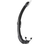 Tuba de plongée CRESSI Mexico noir - Déflecteur incliné - Enganche régulable - Piège à eau