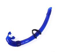 Tuba de plongée en PVC conçu pour une respiration douce et naturelle avec une forte étanchéité contre l'entrée d'eau (bleu)