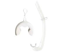 Tuba De Plongée En Silicone Souple,Portable,Pliable,Facile À Respiration,Humide,Avec Mallette De Rangement,Pour Apnée,Pêche Sous-Marine,Natation - Type White