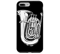 Tuba Dessin Instrument de cuivre Musique de jazz Coque pour iPhone 7 Plus/8 Plus