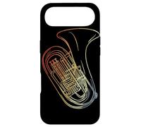 Tuba Esquisse de Style rétro Joueur de cuivres Coque pour iPhone Air