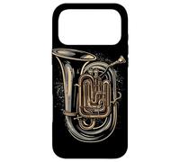 Tuba Esquisse Instrument de cuivre Coque pour iPhone 17 Pro Max