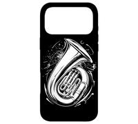 Tuba Esquisse Instrument de cuivre Musique Militaire Coque pour iPhone 17 Pro Max