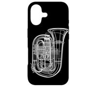 Tuba Esquisse Tubiste Musique Classique Coque pour iPhone 17