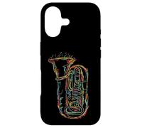 Tuba Instrument de Musique à Esquisse Coque pour iPhone 17