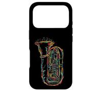 Tuba Instrument de Musique à Esquisse Coque pour iPhone 17 Pro