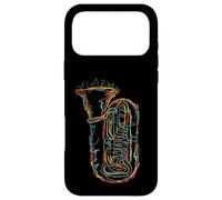 Tuba Instrument de Musique à Esquisse Coque pour iPhone 17 Pro Max