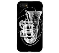 Tuba Line Art Brass Instrument Coque pour iPhone SE (2020) / 7 / 8