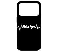 Tuba Love Pulse Line Tubist Brass Instrument Coque pour iPhone 17 Pro