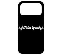 Tuba Love Pulse Line Tubist Brass Instrument Coque pour iPhone 17 Pro Max