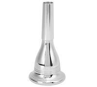 Tuba Mouthpiece Corne 13,3mm, Embouchure Cuivre Durable, Accessoire Instrument de Musique - Résistance à l’Usure, Corrosion, Longue Durée, Compatible Tubas Basse (Silber)