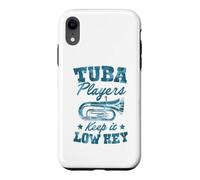 Tuba Players Keep It Low Key Jeu de Mots musicaux Coque pour iPhone XR