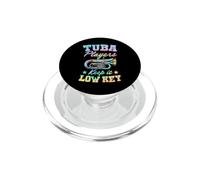 Tuba Players Keep It Low Key Jeu de Mots musicaux PopSockets PopGrip pour MagSafe