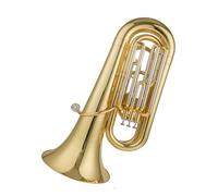 Tuba pour adulte Tuba basse en si bémol à clés verticales instrument de cuivre