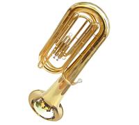 Tuba pour adulte Tuba basse professionnel en laiton avec finition laquée or