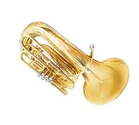 Tuba pour débutants Tuba basse en laiton plaqué or quatre clés si bémol pour une performance professionnelle