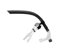 Tuba pour entraînement en piscine - Petit tuba pour adultes - Embout en silicone pour équipement de plongée entraînement avec sangle de tête et support pour femmes et hommes en piscine