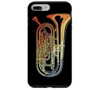 Tuba rétro Dessin de musique classique Coque pour iPhone 7 Plus/8 Plus