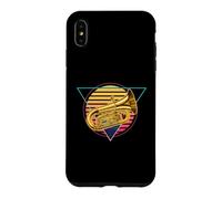 Tuba rétro Futuriste Synthwave Vaporwave City Pop Coque pour iPhone XS Max