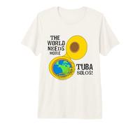 Tuba Solos Instrument de Musique Amusant T-Shirt Haut de Gamme