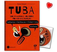 Tuba - Un guide pratique pour le débutant jazz - Edition Dux 978386849337 - Livre d'apprentissage avec pince pour partitions colorée en forme de cœur
