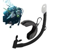 tubade natation - Tube respiratoire de 40 cm, tubaen silicone à usage sec/humide, équipement d'entraînement de plongée sous-marine avec conception pliable | tubade natation pour adultes, plongée en