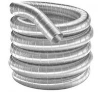 Tubage flexible double peau inox 30 mètres 110 mm