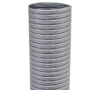 Tubage flexible lisse inox diamètre 100mm pour poêle à pellets