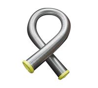 Tubage flexible Poujoulat Diamètre 150 Starflex Inox Double peau à la coupe