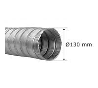 Tubage flexible simple peau inox Ø130 mm 170 cm