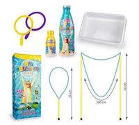 mega set bulles de savon - liquide concentré + 4 x accessoires