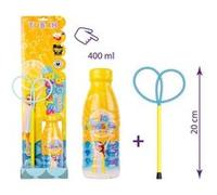 set pour bulles de savon 400ml - 2 boucles mini