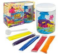 Tuban Tuban - Set de sable hydrophobe - 5 couleurs avec aquarium