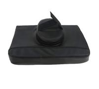 Tubayia Oreiller en cuir synthétique souple pour table de massage - Noir
