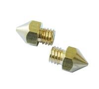 TUBBEK 1 PC MK8 M6 Buse 0.2 0.3 0.4 0.5 0.6 0.8 1.0mm J-Head Extrusion Buse 1.75mm Filament 3D Imprimante Laiton Cuivre Buse (Size : 5pc 1.0mm)