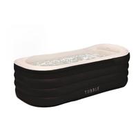 Tubble® Cuzi Spa Gonflable Black Onyx 255 L - Baignoire Spa Pliable pour Adultes, Utilisation intérieure et extérieure, Bien-être Toute l’année, Massage à Bulles Relaxant