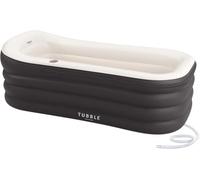 Tubble® Royale baignoire gonflable adulte black onyx 255 Litres - Spa gonflable portable bain chaud & bain de glace, montage en 1 min, relaxation, taille jusqu’à 188cm, spa maison & extérieur