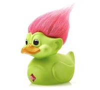 TUBBZ First Edition Green Troll Figurine de Canard en Caoutchouc Vinyle à Collectionner - Produit Officiel Good Luck Trolls - Télévision, Films et Jeux vidéo pour Enfants