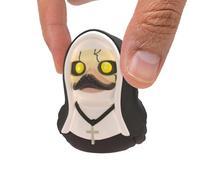 TUBBZ La Nonne Canard Horreur Merch Figurine Mini 5cm | Produit officiel La Nonne, canard La Nonne Mini avec mini baignoire. Cadeau pour fans d'horreur et collectionneurs.