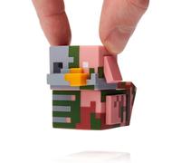 TUBBZ : Minecraft - Zombified Piglin Mini Figurine de Collection 5 cm | Produit Minecraft sous licence officielle - Mini figurine vinyle Zombified Piglin, personnage de jeu vidéo, cadeau fan