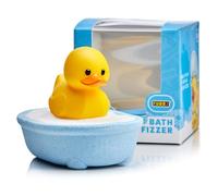 TUBBZ Mini Canard de Bain pétillant avec Canard en Caoutchouc Surprise dans Une Baignoire Bleue - Additif de Bain parfumé et Cadeau Amusant pour Les Enfants et Les collectionneurs