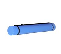 Tube à Affiche Extensible avec Conception étanche et Antichoc pour Un Stockage Sûr des Cartes et des œuvres d'art, 24,6 X 3,3 Pouces (Blue)