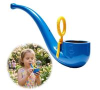 Tube à Bulles de Savon, Siphon créatif en Forme de Pipe, souffleur à Bulles coloré et réutilisable, Style rétro Amusant pour Jouer Dehors, Pique-Nique, fête, Cadeau d'animation