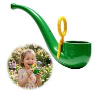 Tube à Bulles de Savon, Siphon créatif en Forme de Pipe, souffleur à Bulles coloré et réutilisable, Style rétro Amusant pour Jouer Dehors, Pique-Nique, fête, Cadeau d'animation