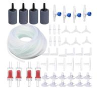 Tube à bulles pour aquarium de petite et grande taille - Accessoire efficace - Oxygénation - Ventouse - Accessoires pour pompes à air